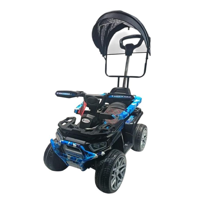 GENERICO - Cuatrimoto Montable Control Remoto Guía Bluetooth Para Bebe
