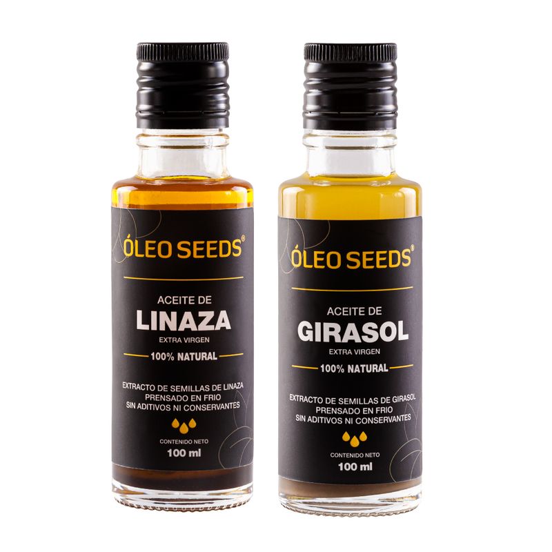 GENERICO - KIT ACEITE DE LINAZA + GIRASOL  OLEO SEEDS