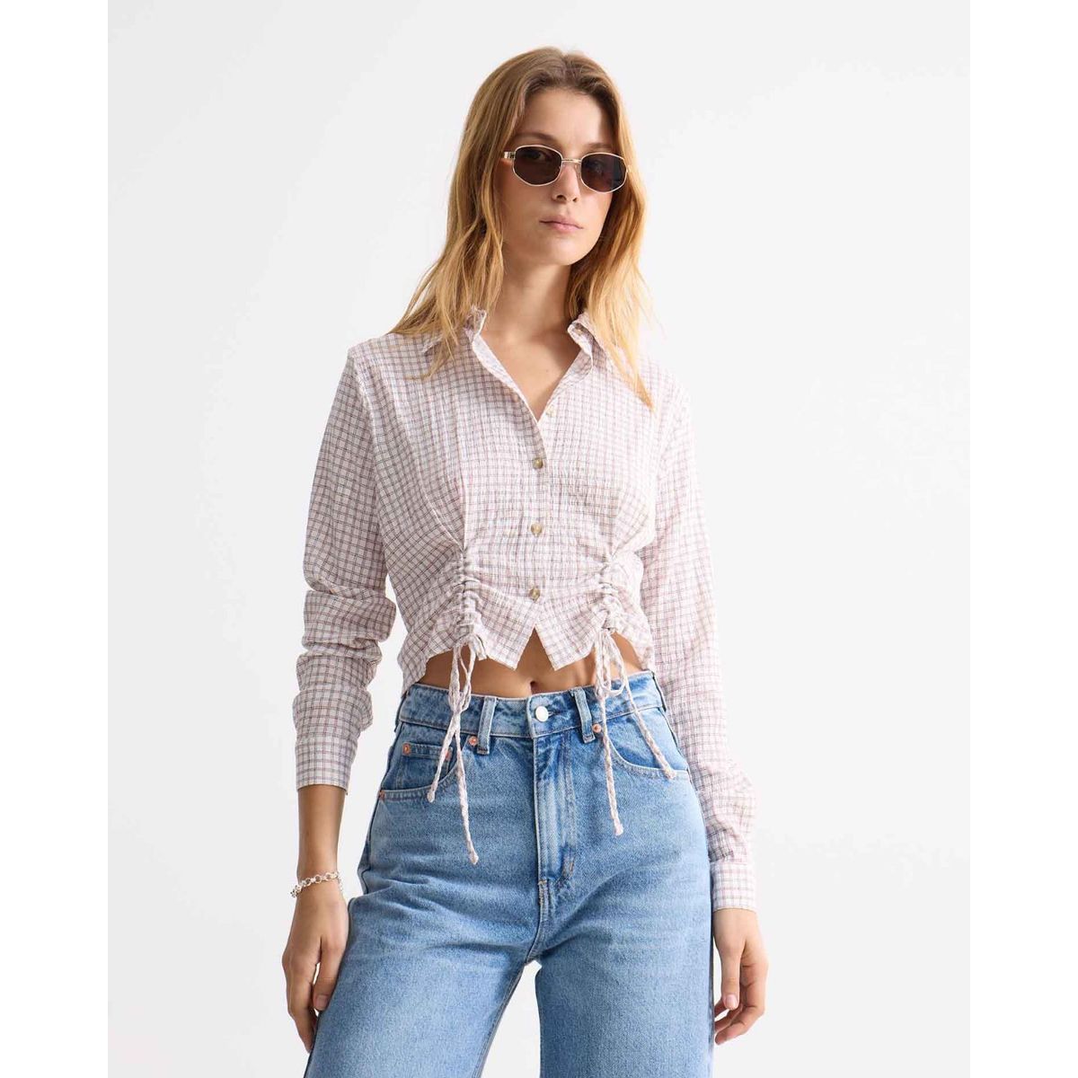 SEVEN SEVEN - Blusa Para Mujer Manga Larga Color Blanco Marca Seven Seven #28124083