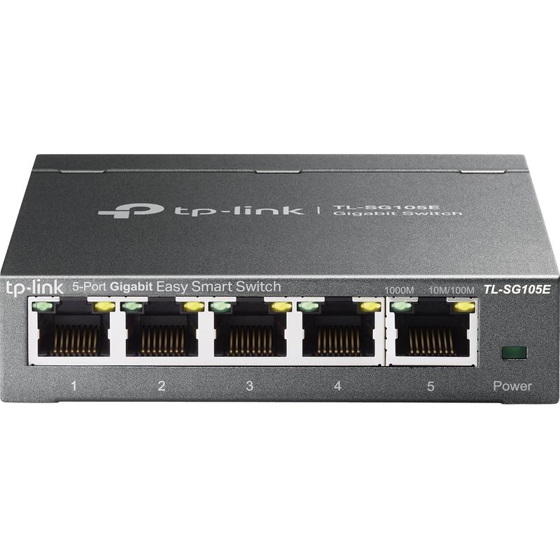TP LINK - Switch Inteligente 5 Puertos Gigabit Tp-link (TL-SG105E)