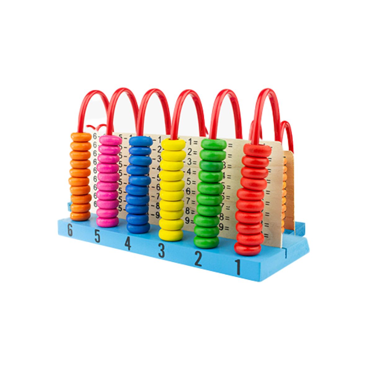 GENERICO - Ábaco Vertical de Madera Juego Númerico Educativo para Niños