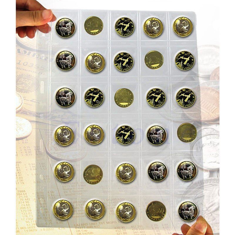 ZER - HOJA POLIPROPILENO DE MONEDA PARA COLECCION