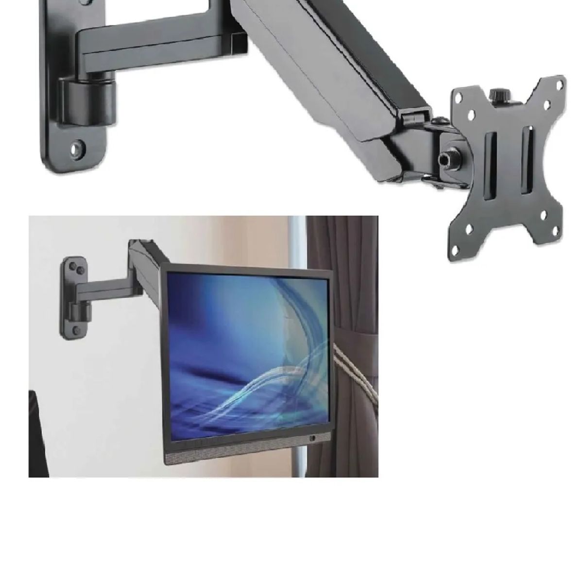 SKY - Soporte Para Monitor A Pared Brazo Ergonómico 17-35pul