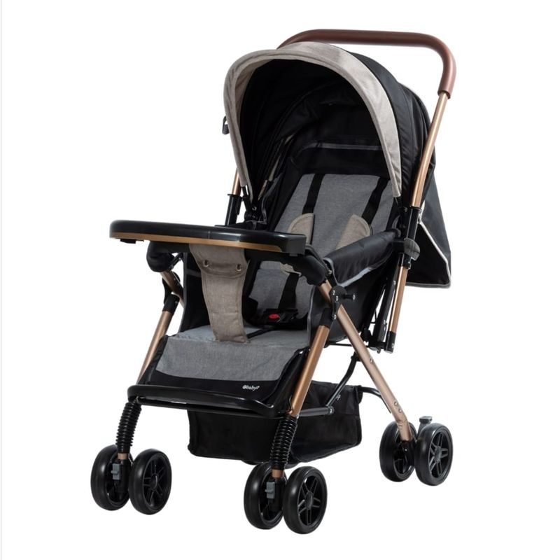 EBABY - Coche Para Bebe Mango Reversible Cubrepiés Llantas De Goma