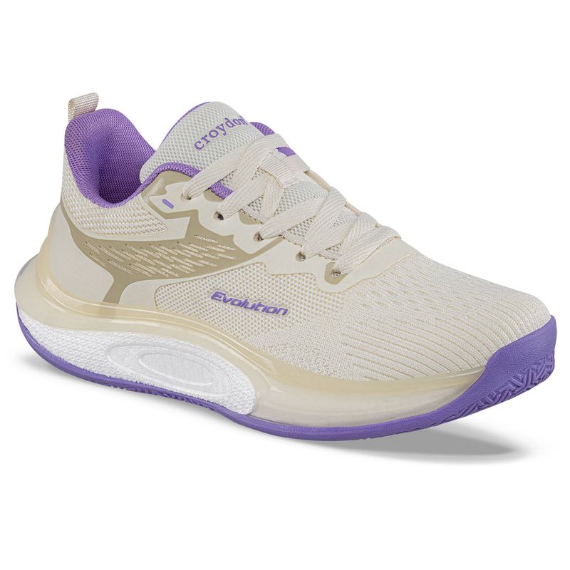 CROYDON - Tenis Running Fibyn Beige Croydon para Mujer