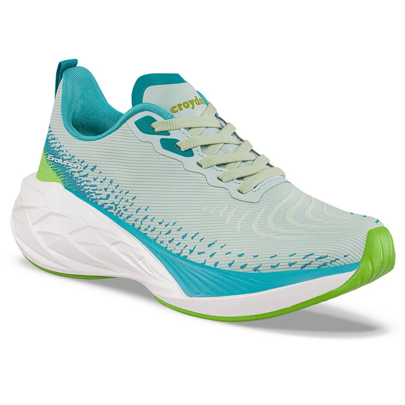 CROYDON - Tenis Running Kavan Verde Claro Croydon para Mujer