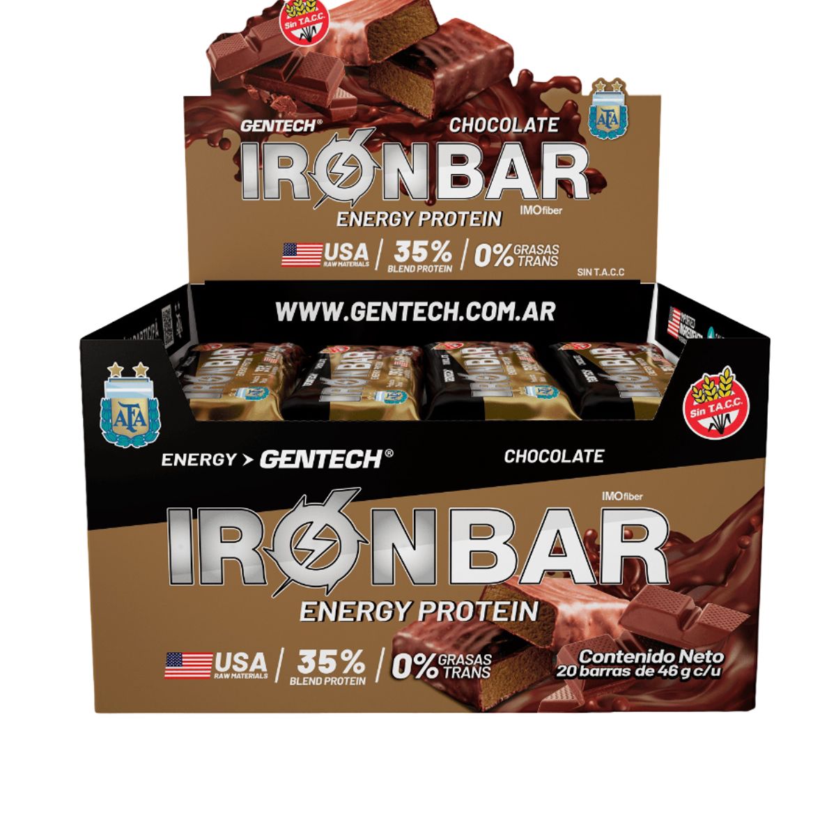 GENERICO - Barra de Proteina Energetica Chocolate AFA