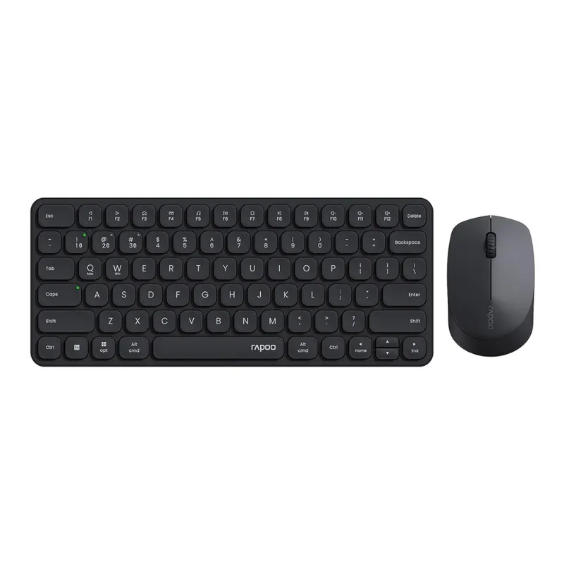 GENERICO - Combo De Teclado Y Mouse Multidispositivo 9010m Rapoo Bl 5.0 Negro Negro