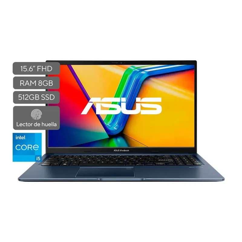 ASUS - Portátil ASUS Vivobook X1502ZA-EJ2539W Ci5-12500H RAM 8GB 512GB SSD 15,6 Pulgadas