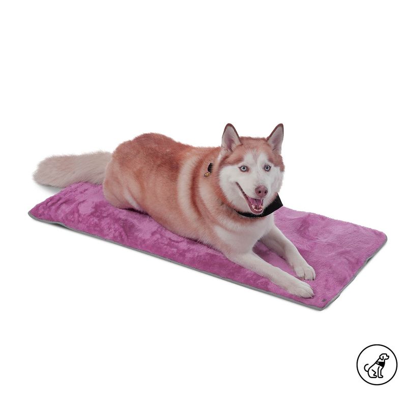 TOTTO - Cama Portatil Sherpy L De Perro Morado Totto Pets