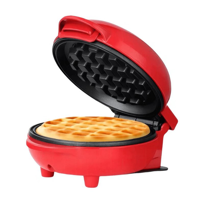 GENERICO - Mini Wafflera Eléctrica Doble Planchas Antiadherentes 110v