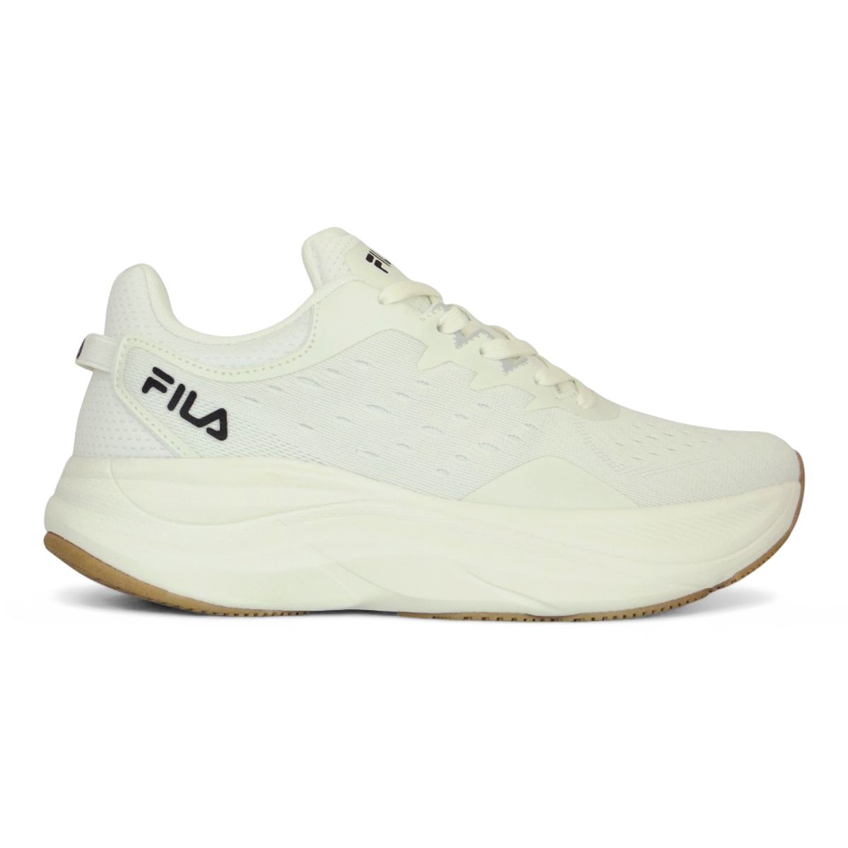 FILA - Tenis Fila Berso Hombre-Beige/Negro