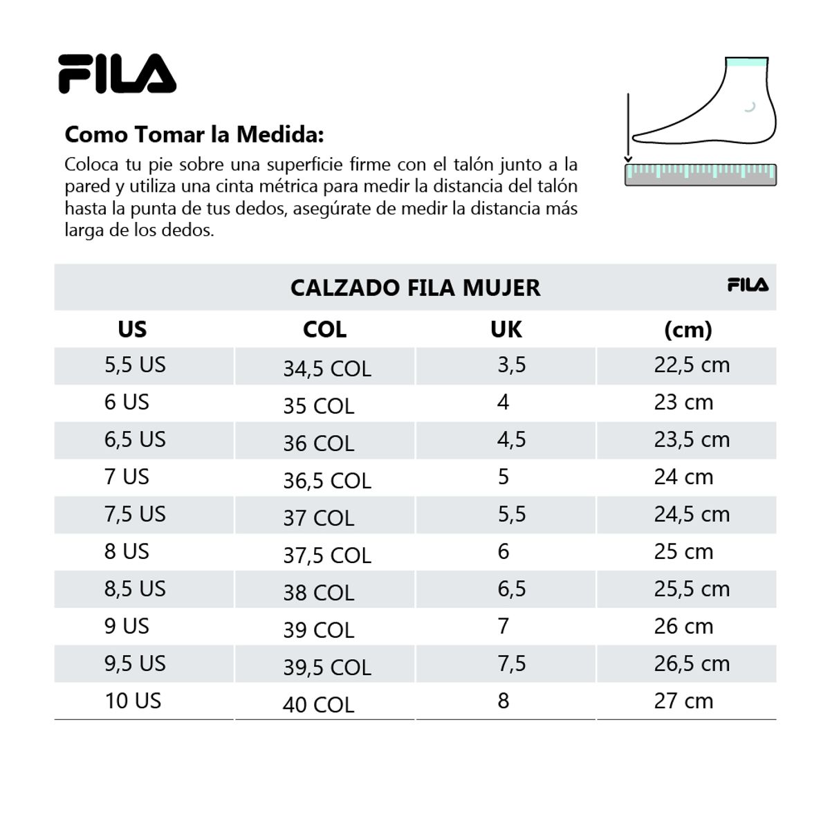 FILA - Tenis Fila Ws Lith Mujer-Beige