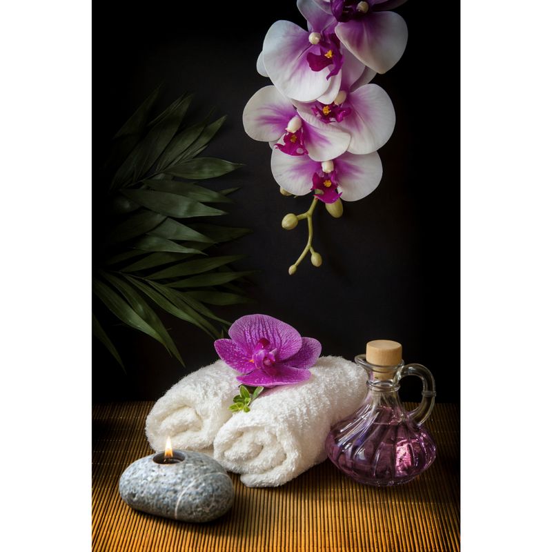GENERICO - CUADRO MESA DE SPA FLOR ORQUIDEA GRANDE