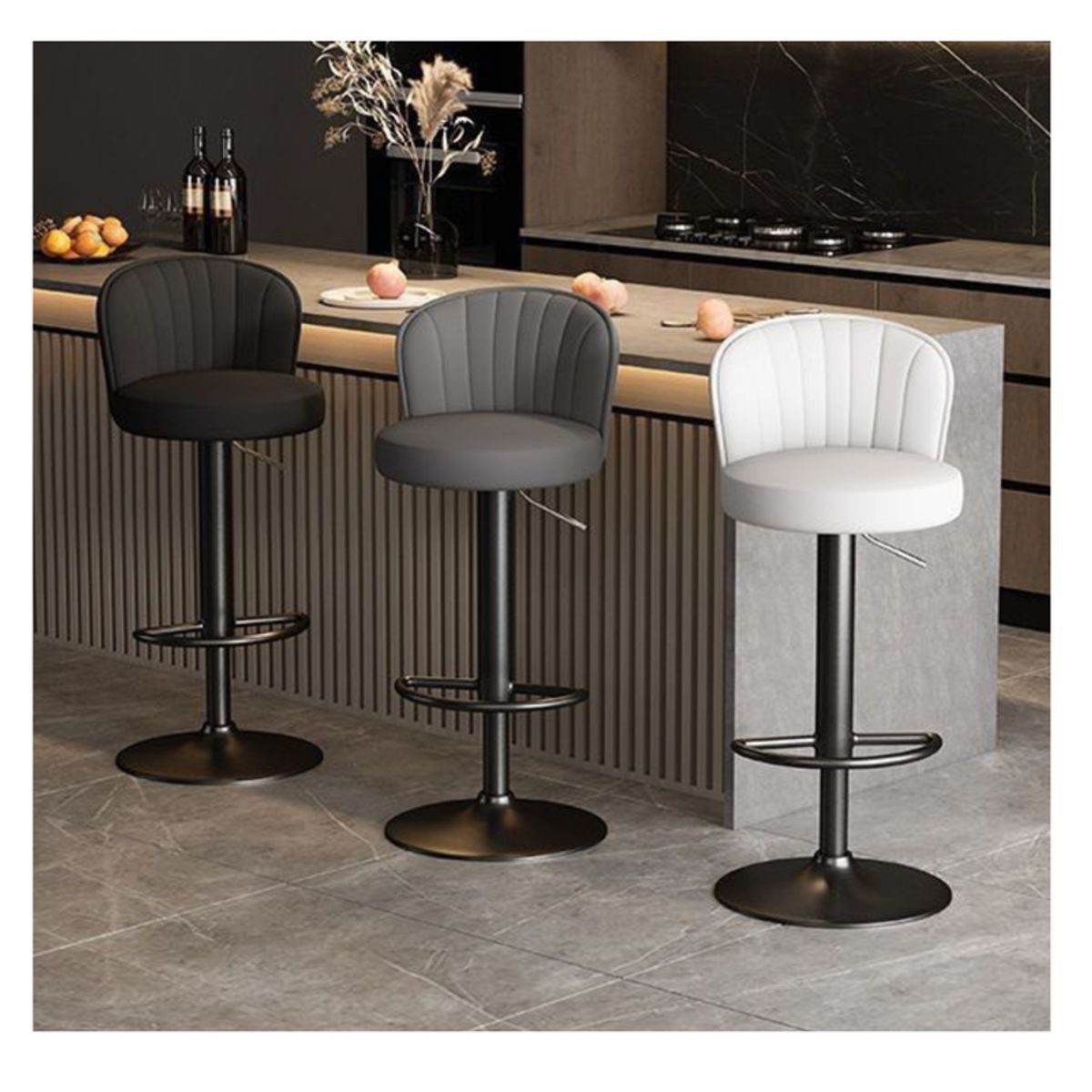 MULTIPLACE COLOMBIA - Silla para Barra o Bar giratoria con Altura Ajustable