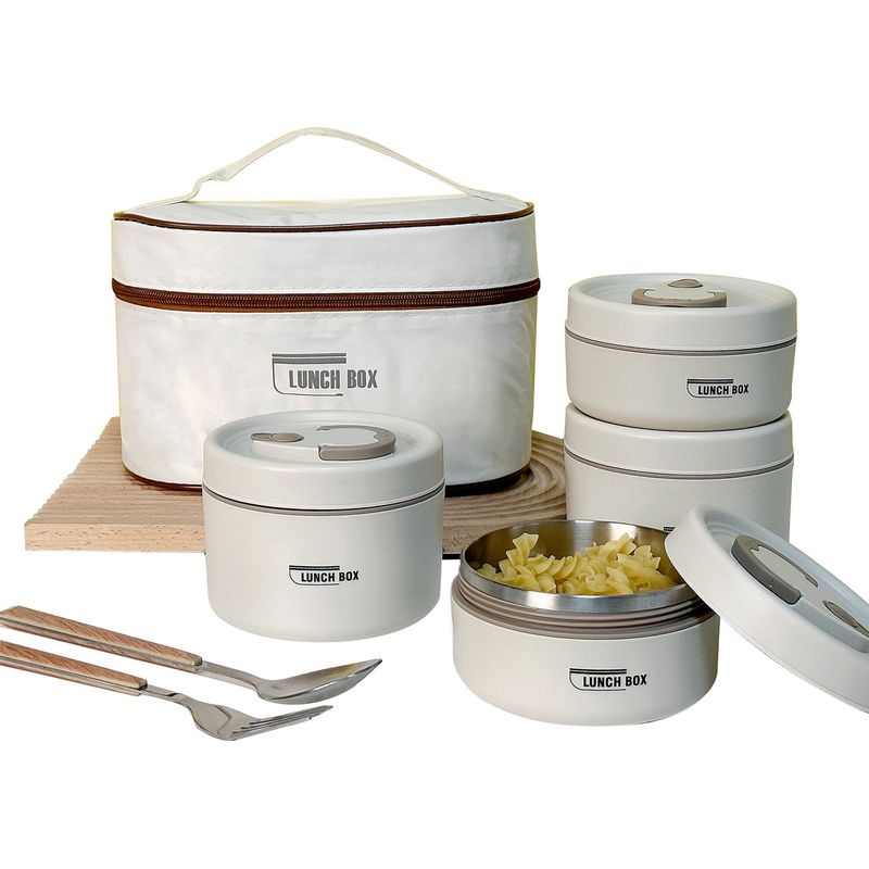 MILOPTS - Lunch Box Lonchera Termica Portacomidas Acero Inoxidable