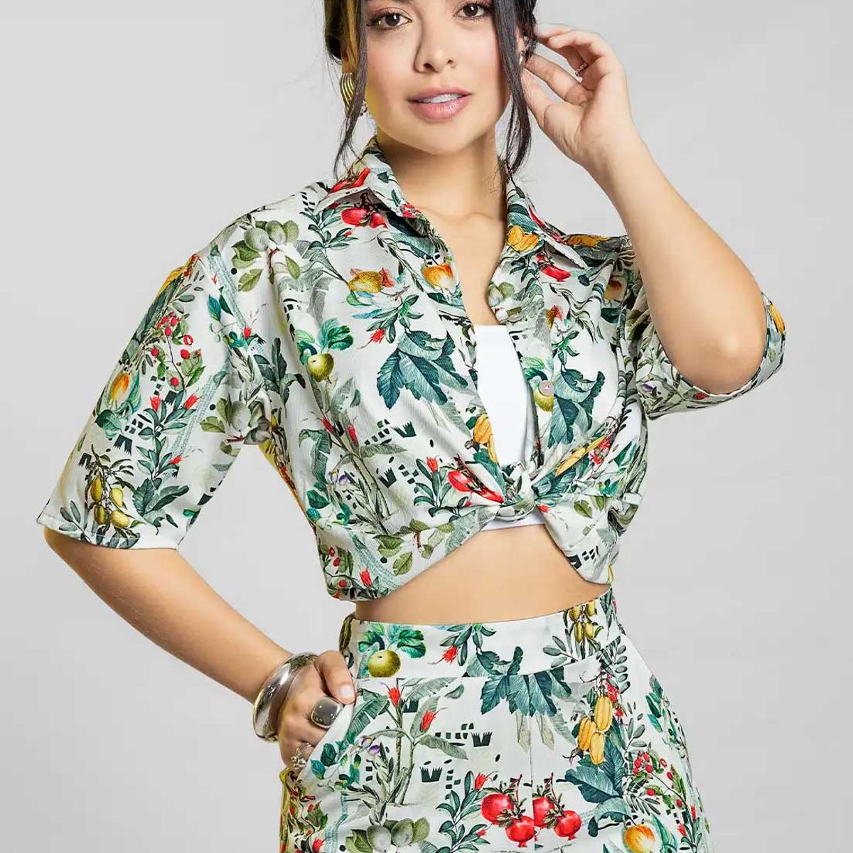 MARKETING PERSONAL - Camisa Mujer Estampado Mp 111777