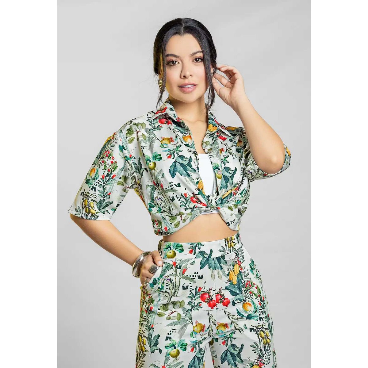 MARKETING PERSONAL - Camisa Mujer Estampado Mp 111777