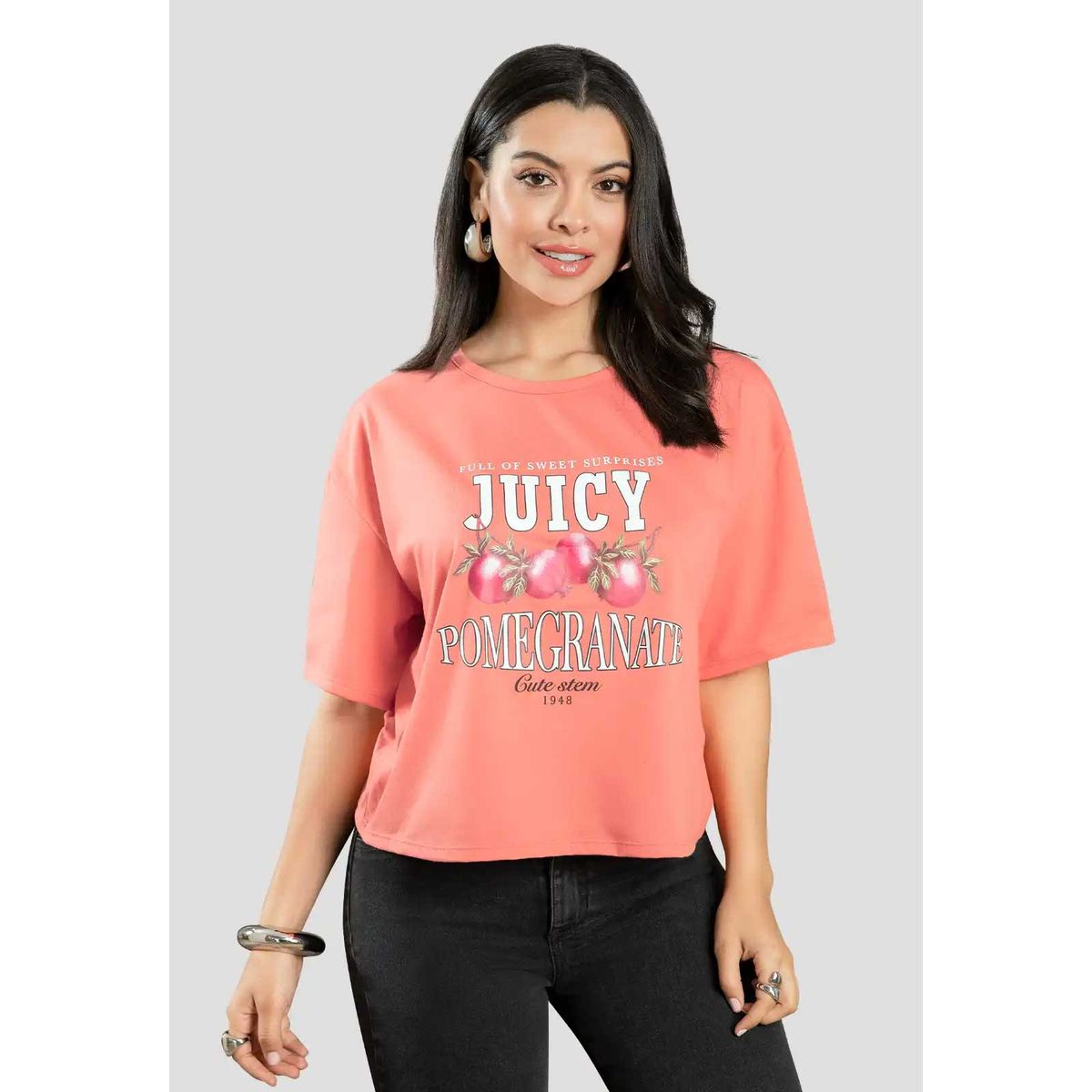 MARKETING PERSONAL - Camiseta Mujer Salmon Mp 111401