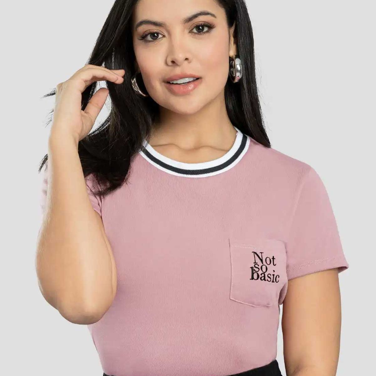MARKETING PERSONAL - Camiseta Mujer Rosa Polvo Mp 111398