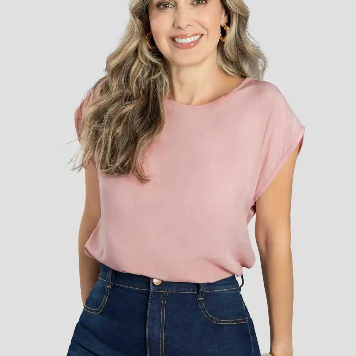 MARKETING PERSONAL - Blusa Mujer Rosa Polvo Mp 111795