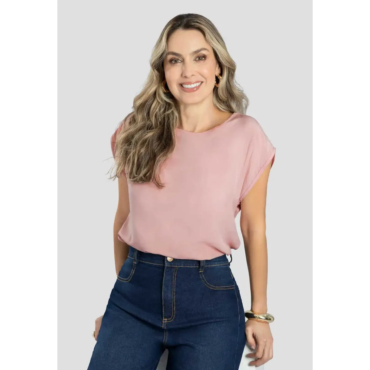 MARKETING PERSONAL - Blusa Mujer Rosa Polvo Mp 111795