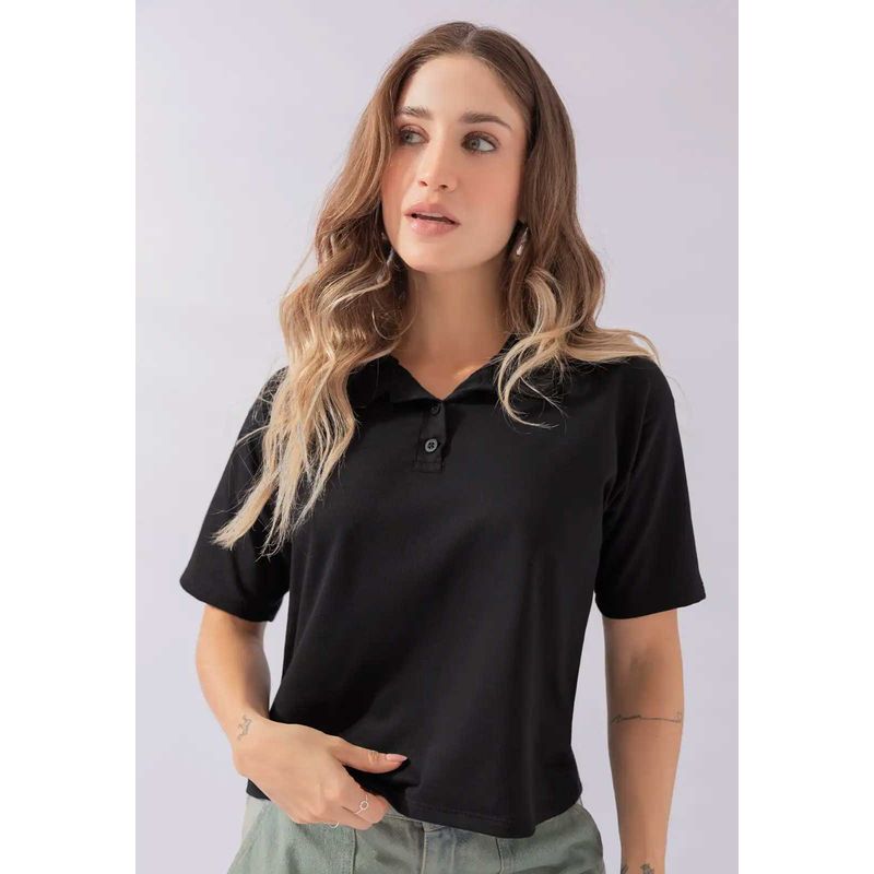 ATYPICAL - Polo Mujer Negro Atypical 111185