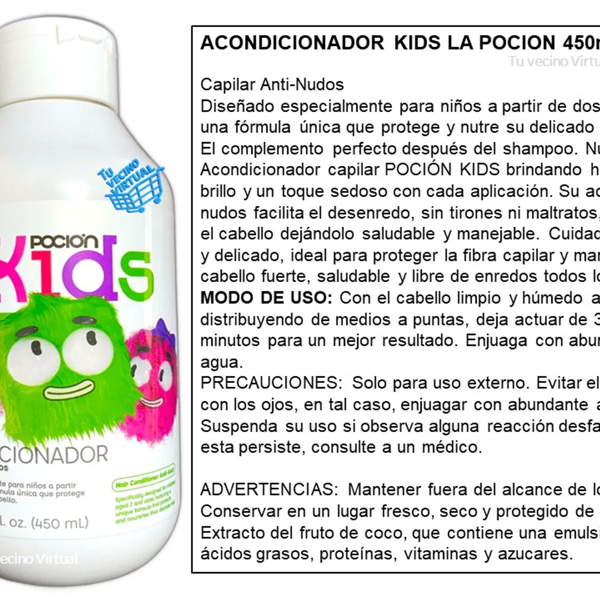 LA POCION - Tratamiento Capilar para niños - Kids La pocion