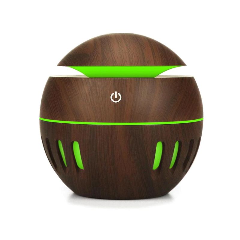 GENERICO - Difusor Humidificador de Aromaterapia Grano De Madera 130ml