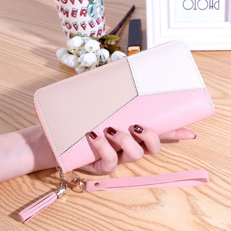 GENERICO - Billetera Cartera De Moda Con Cremallera Para Mujer Elegante