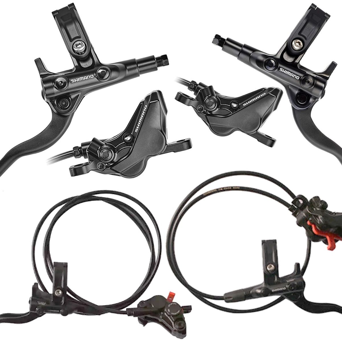 SHIMANO - Kit Freno Shimano Hidráulico M4100 Mt420 4 Pistones