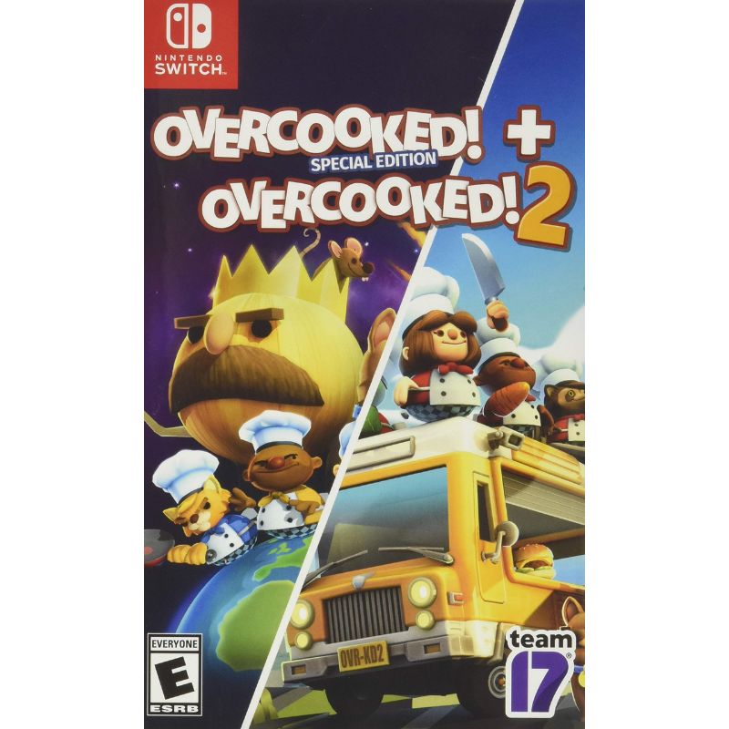 NINTENDO SWITCH - Overcooked + Overcooked 2 Nintendo Switch Fisico