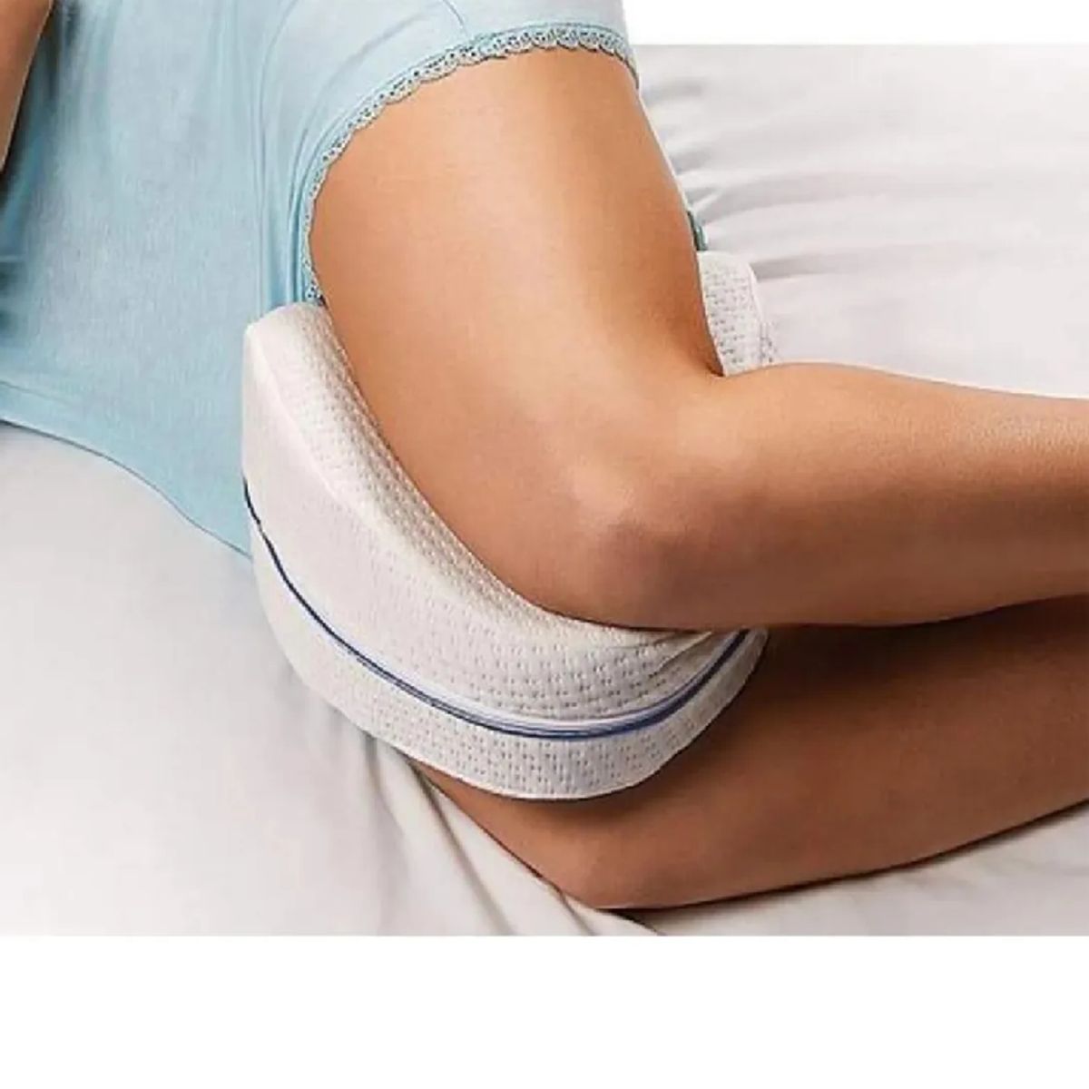 SKY - Cojín Triangular Ortopédico Para Piernas Con Memory Foam