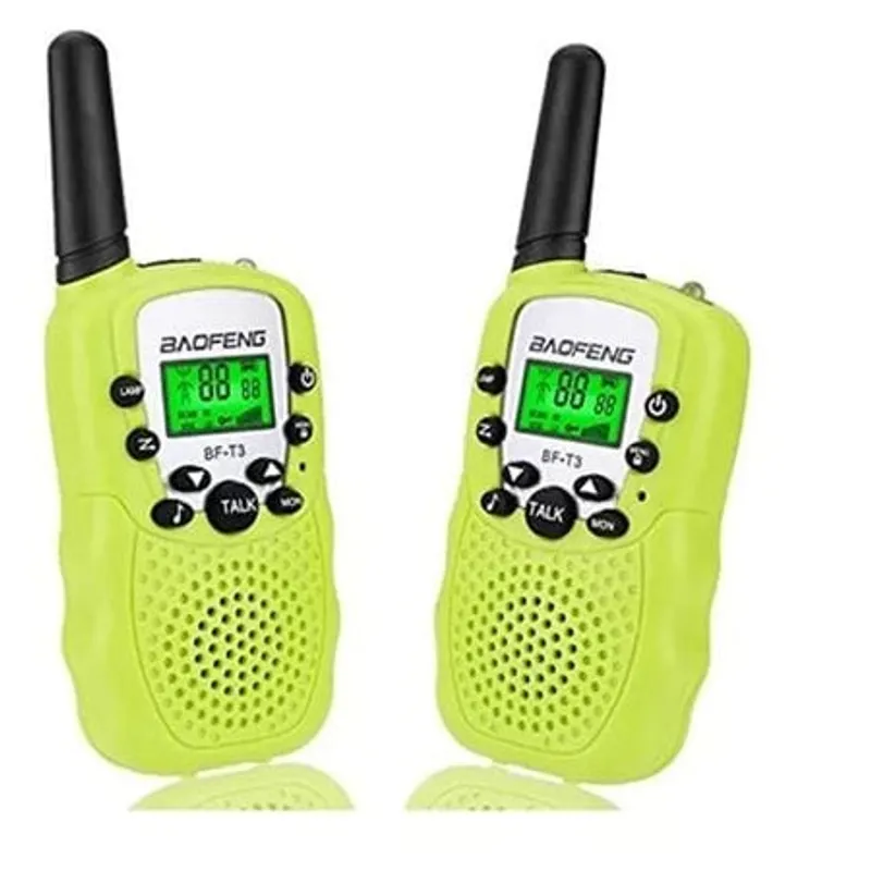 GENERICO - Radios Mini Walkie Talkie Baofeng BF-T3 X2 Color Verde