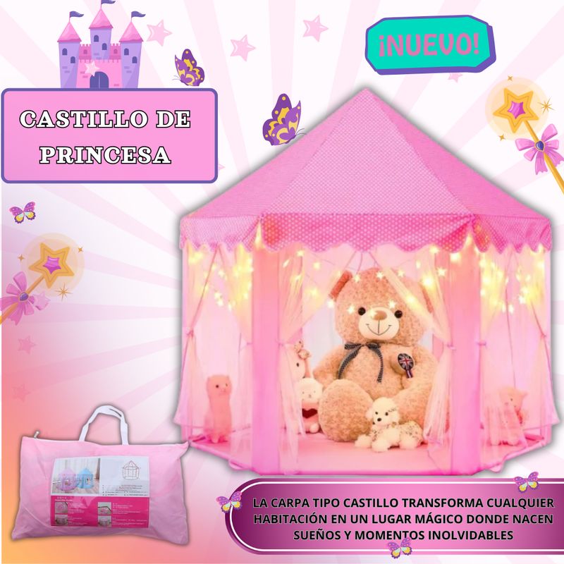 TOYLAND - CASTILLO CASA PARA NIÑAS GRANDE CON LUCES REGALO NIÑAS