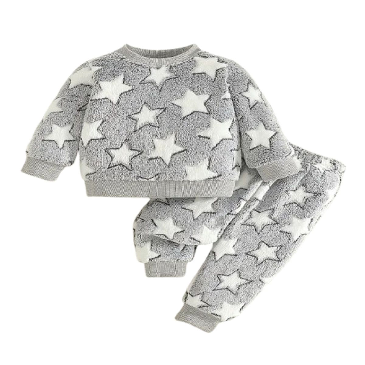 100 - Conjunto De Sudadera Con Estrellas
