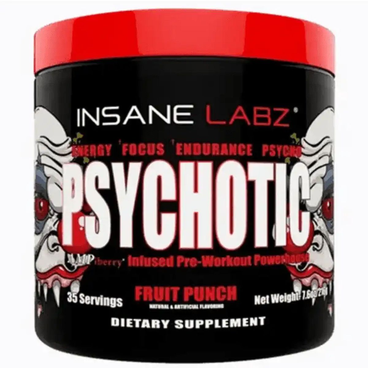 GENERICO - Pre-Entreno Psychotic 35 Servicios Insane Labz