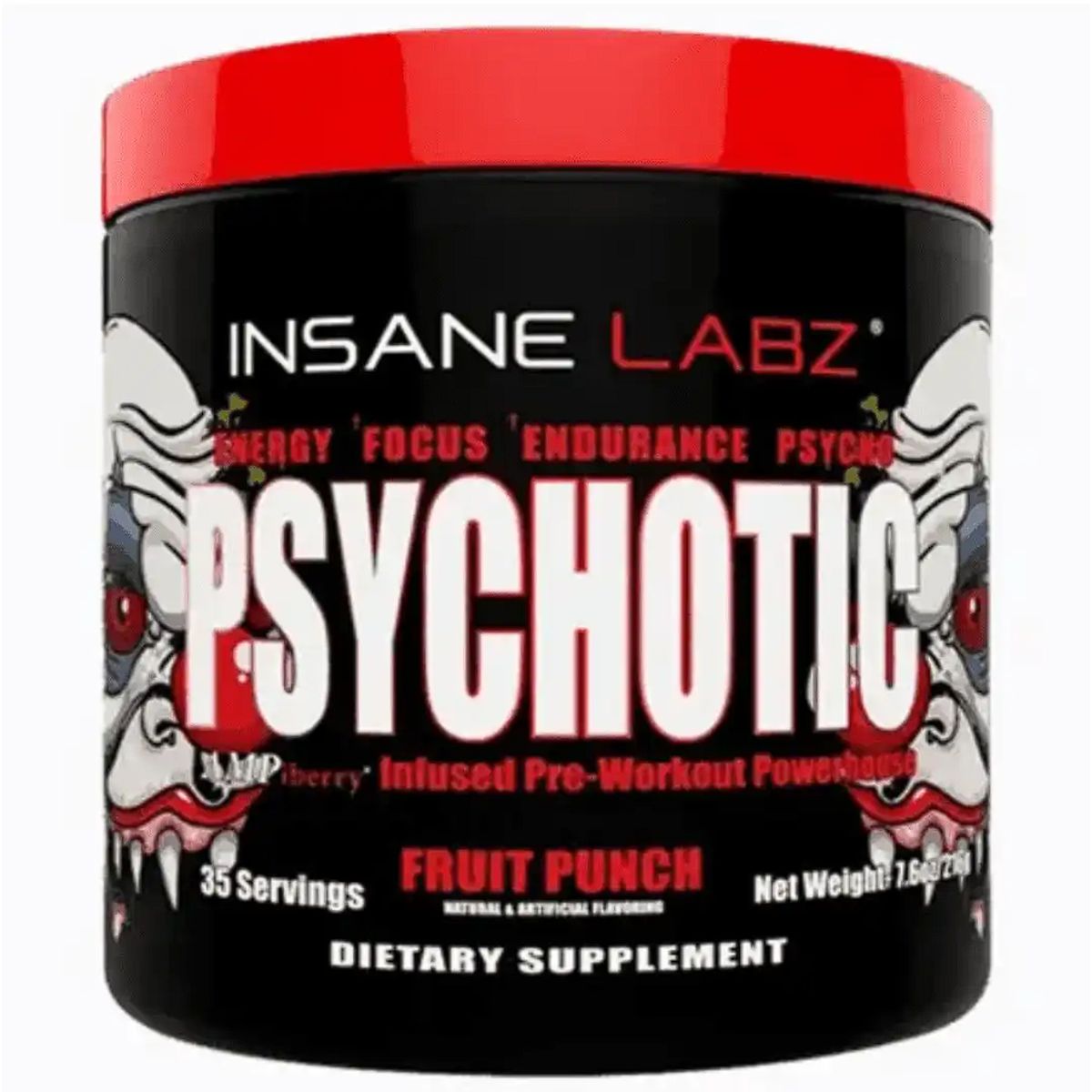 GENERICO - Pre-Entreno Psychotic 35 Servicios Insane Labz