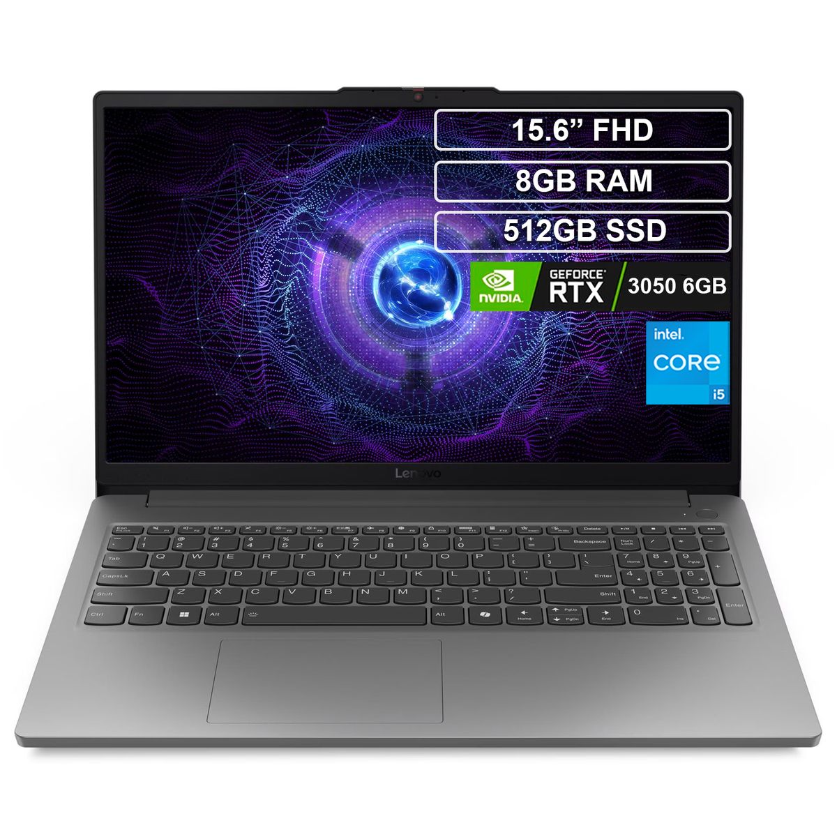 LENOVO - Portátil Lenovo LOQ Core i5 12450HX 8GB 512GB RTX 3050 FHD