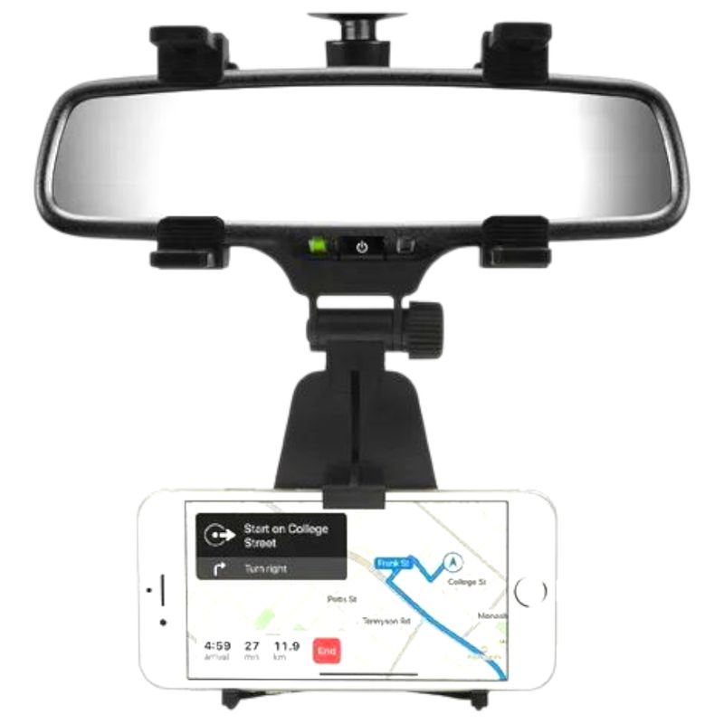 GENERICO - Soporte Holder Celular para Espejo Retrovisor de Carro