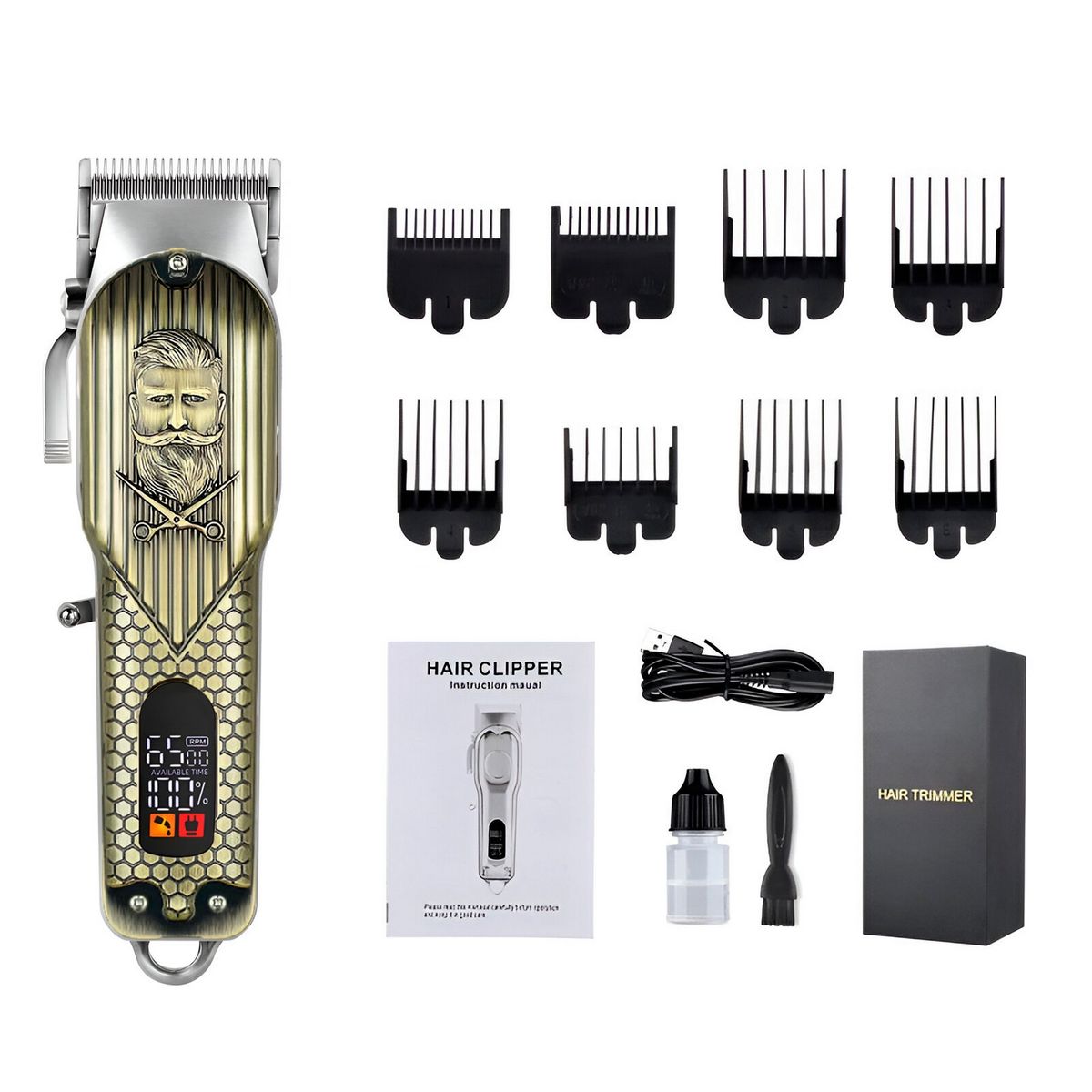 WAER - Maquina Peluqueria Cortadora De Pelo Waer Wa-2908 Accesorios