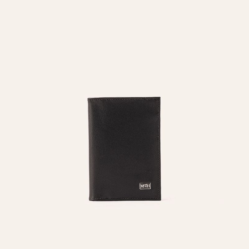 MARIO HERNANDEZ - Porta Pasaporte Sencillo Negro Chili Esencial