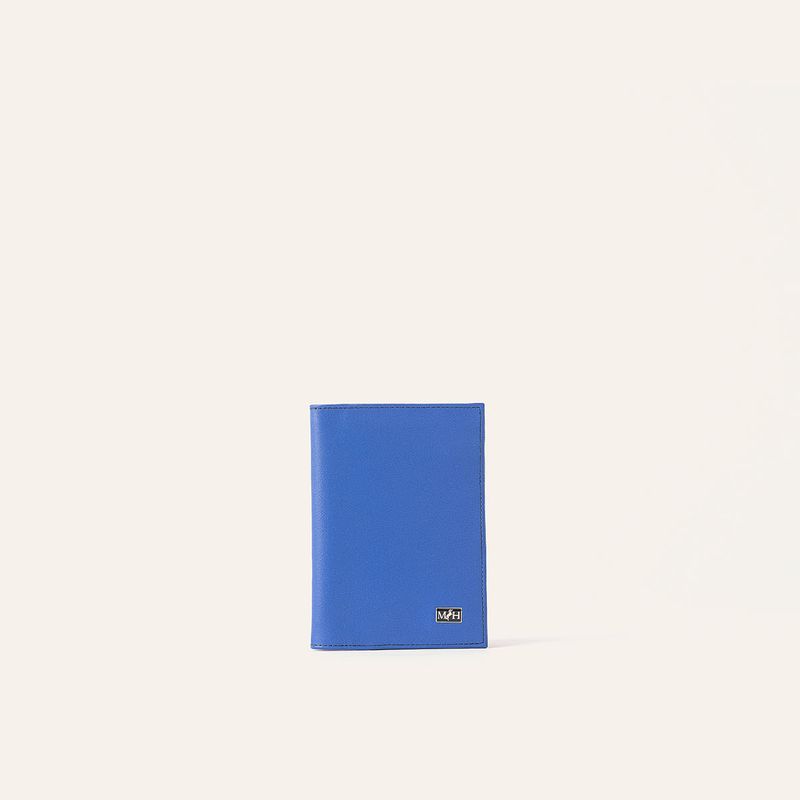 MARIO HERNANDEZ - Porta Pasaporte Sencillo Azul Esencial
