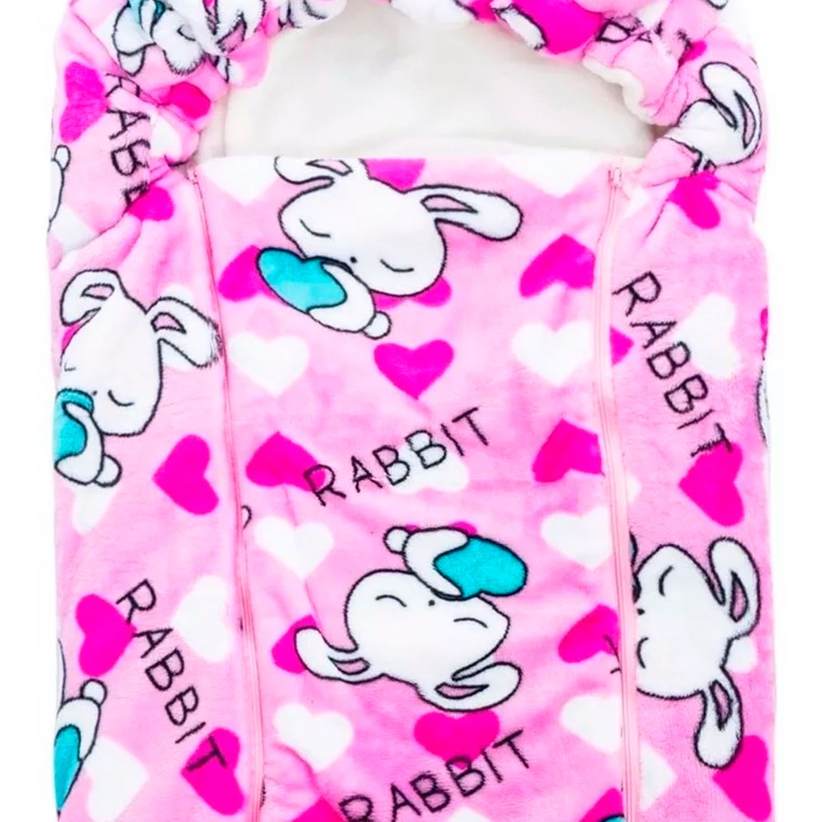 BABY KDS - Sleeping con cremallera para bebe - rosado