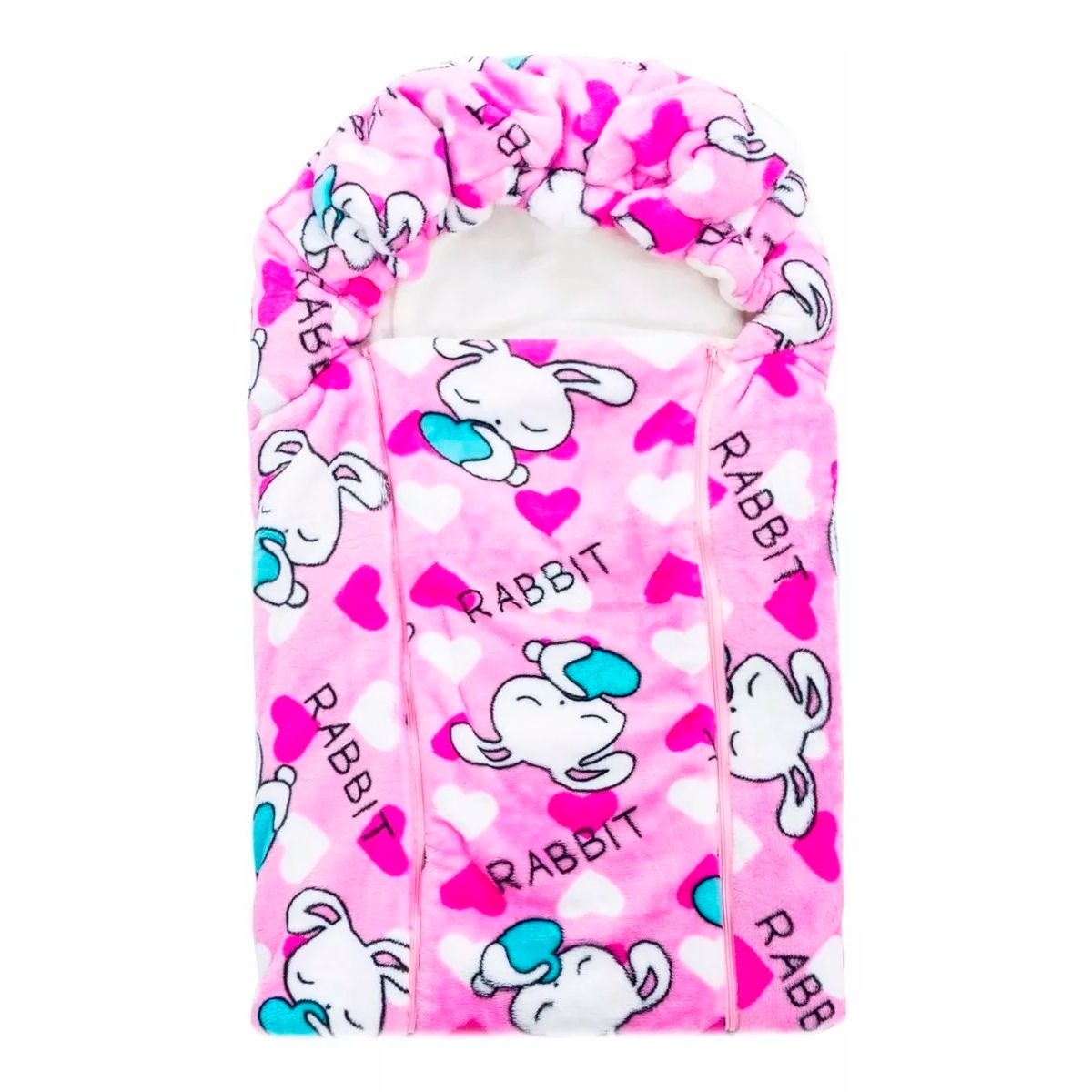 BABY KDS - Sleeping con cremallera para bebe - rosado