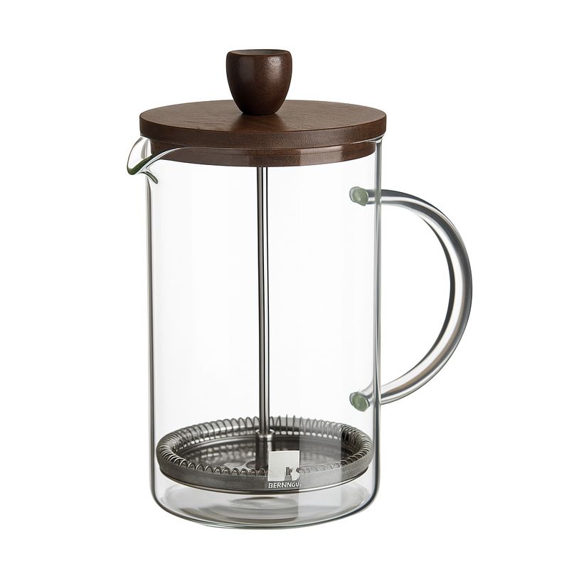 BERGNER - CAFETERA DE EMBOLO 800ML VIDRIO DE BOROSILICATO NOIA SG