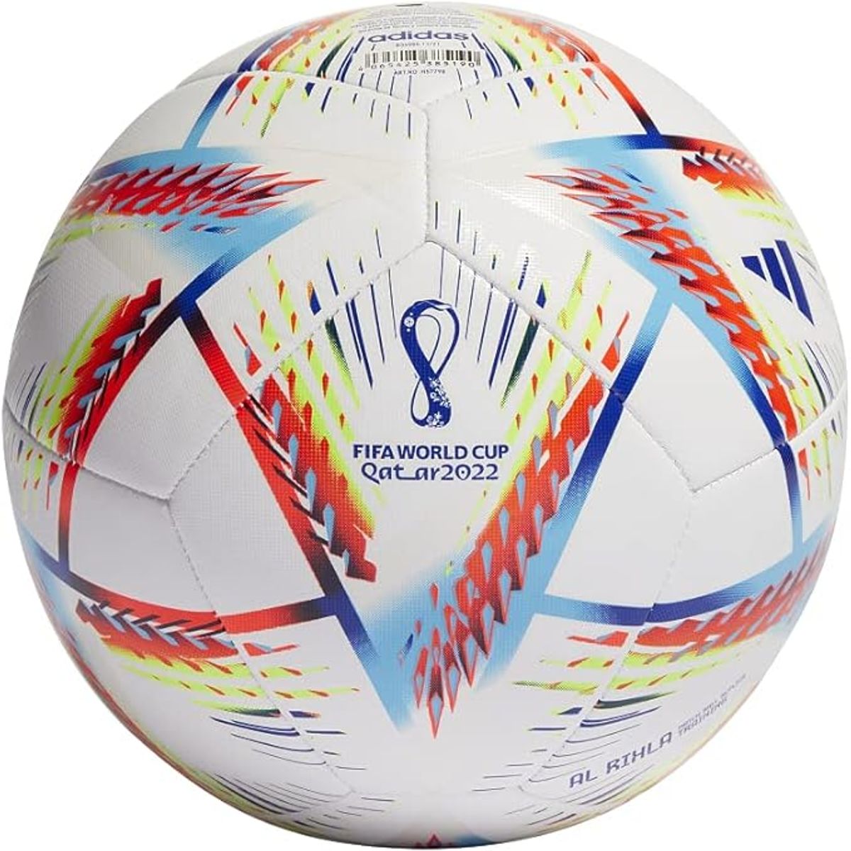 ADIDAS - Balón de entrenamiento FIFA World Cup Qatar 2022 adidas Unisex-Adult Al Rihla 5