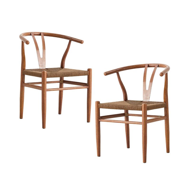 TOPLIVING - Set 2 Sillas de Comedor Makati Top Living Estilo Wishbone