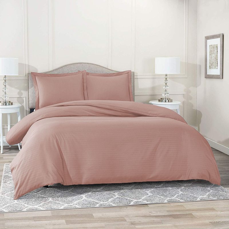 GENERICO - Set Duvet mas Plumon cama Doble Palo Rosa