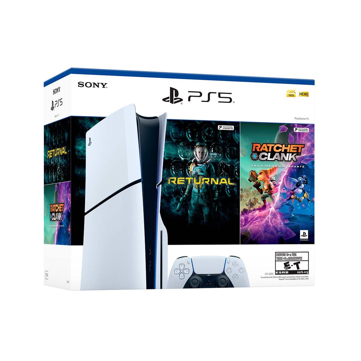PLAYSTATION - Consola PS5 Slim Ratchet & Clank Rift Apart y Returnal
